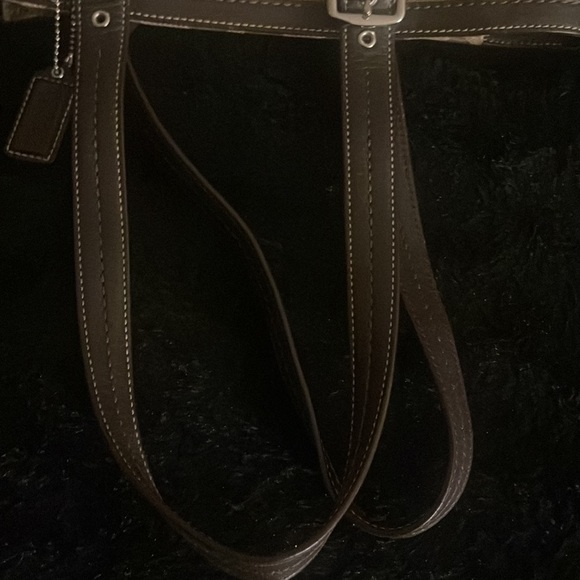 GENUINE COACH F12645 JAQUARD HAMPTON SHOULDER BAG Approx 10.5 inches tall - Picture 13 of 17